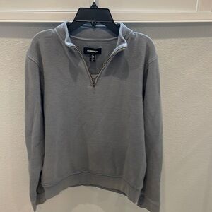 Nordstrom Boys 1/2 zip sweatshirt in gray